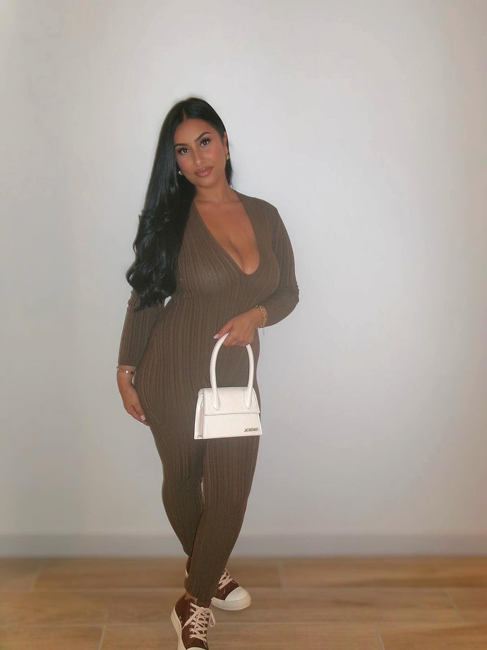 Mocha Mami Jumpsuit