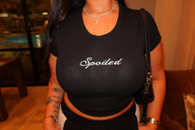Load image into Gallery viewer, Spoiled Bae Cropped Top
